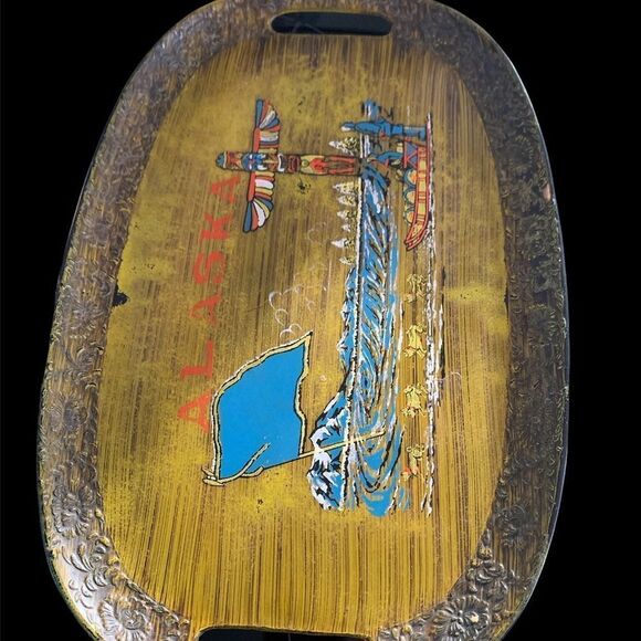 Vintage ALASKA Souvenir Tray - Picture 5 of 8